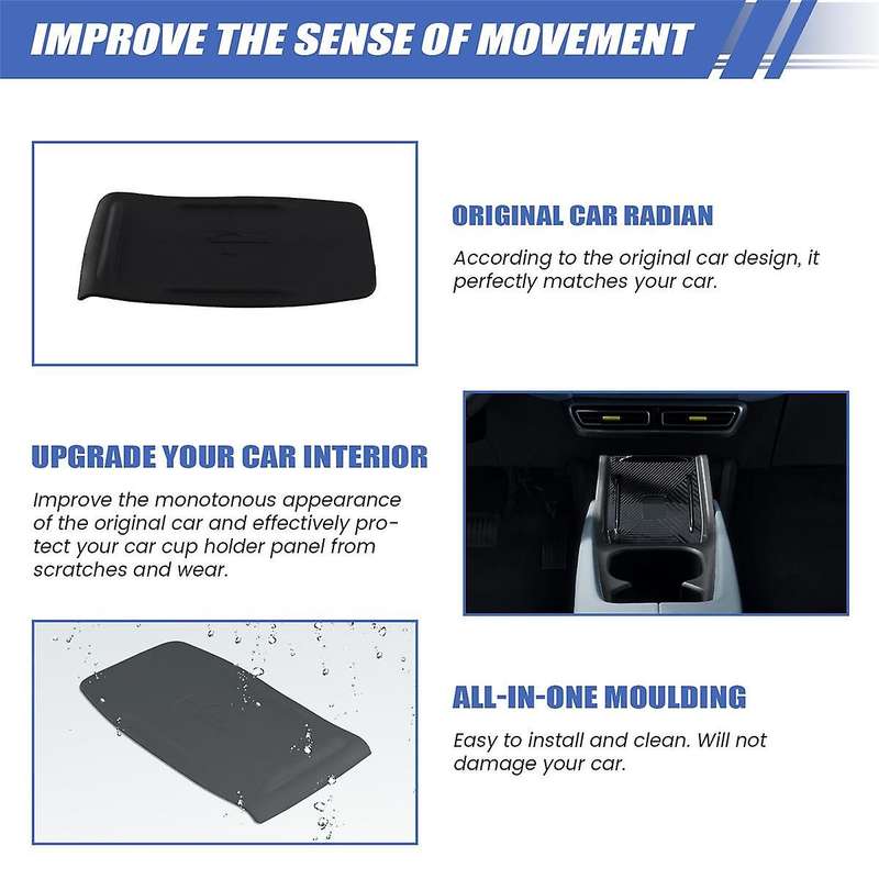 Car Center Console Wireless Charging Mat Anti Skid Pad Anti Slip Mat Silicone for Dolphin Mini / Sea