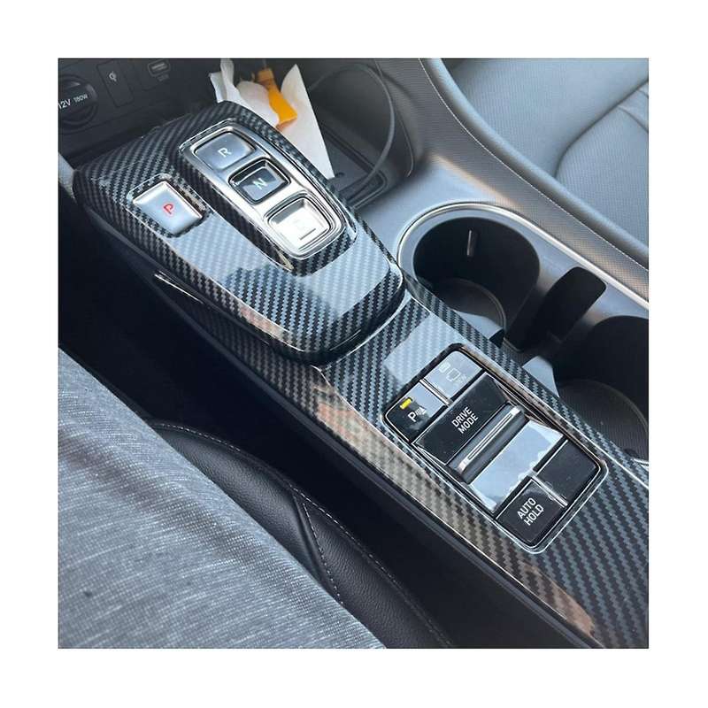 Car Center Control Gear Shift Panel Cover Trim for 2020 2021 2022 Accessories ,abs Carbon Fiber
