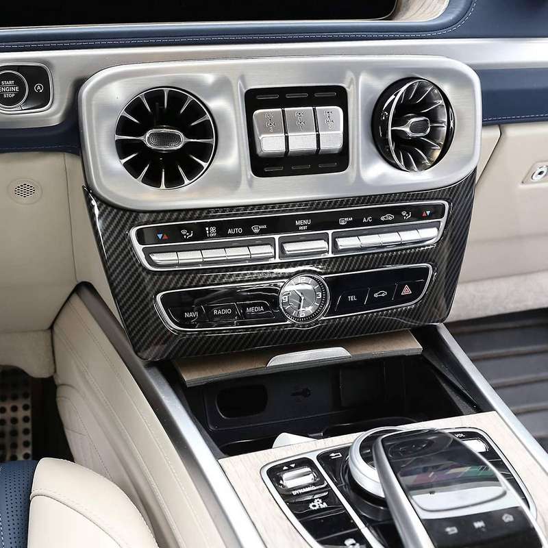 Car Center Control Mode Decoration Frame Trim for G Class W463 G350 G400 G500 G55 2019 2020
