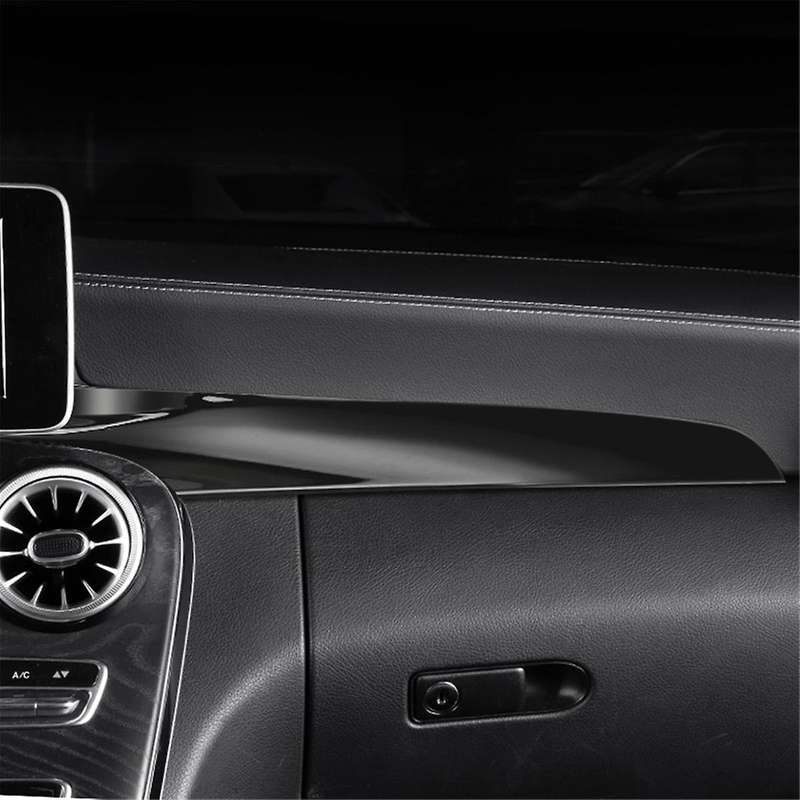 Car Center Control Panel Dashboard Strips Trim for C-class W205 C180 C200 X253 Glc260 2015-2022 Oak