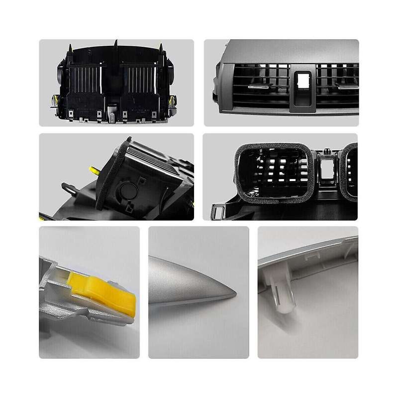 Car Center Dash A/c Outlet Panel with Strip Trim for 2009-2013