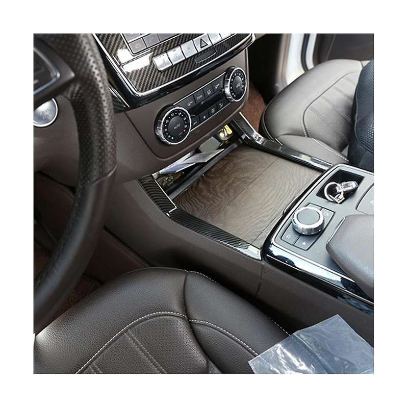 Car Center Cup Holder Side Strip Trim Sticker Interior for GLS ML W166 Coupe C292 X166