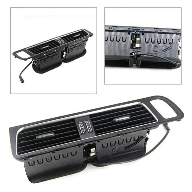 Car Center Dashboard Air Conditioner Air Outlet Grill for Q5 2009-2018 Air Conditioning Vent Assembl