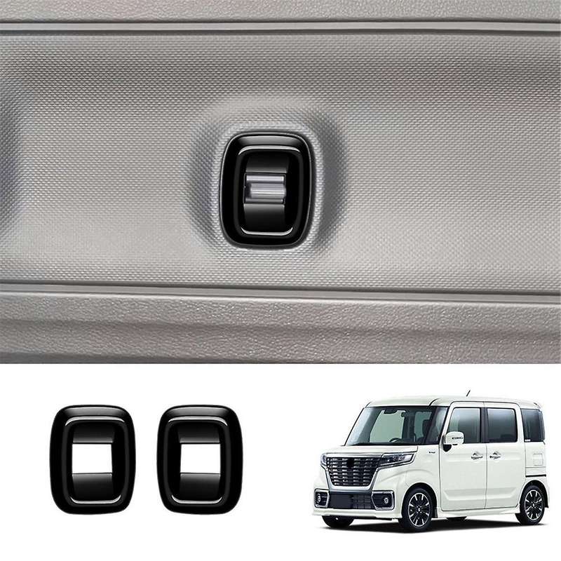 Car Center Door Curtain Switch Trim Frame Sticker for SPACIA Custom MK04 2017-2024 Car Accessories G