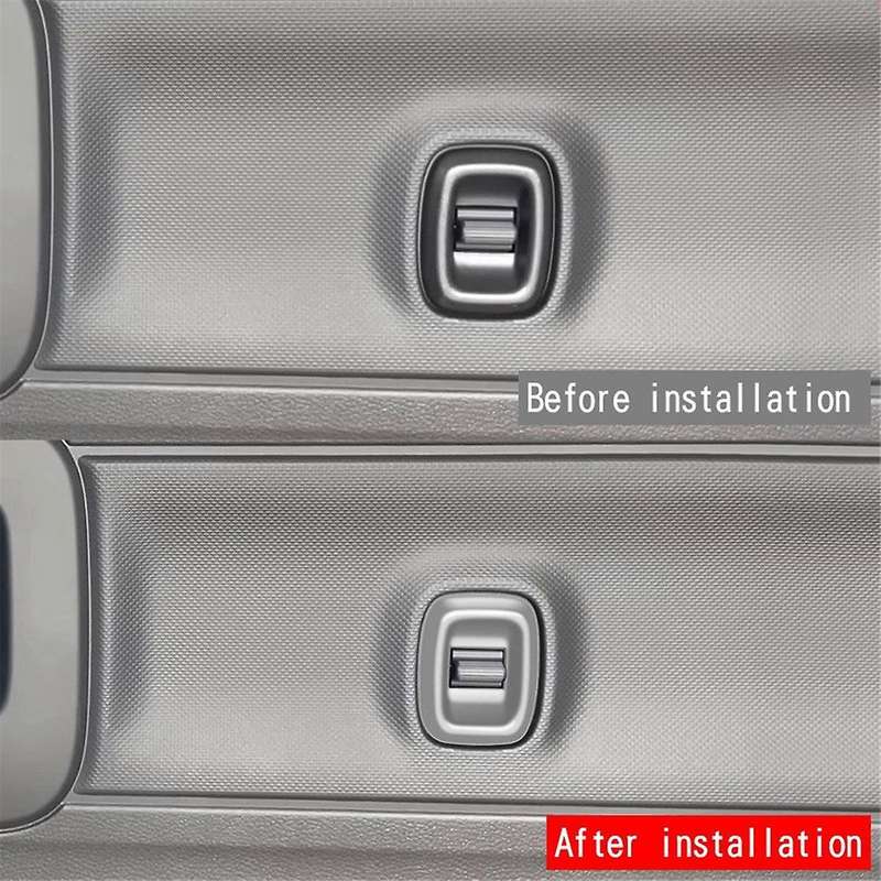 Car Center Door Curtain Switch Trim Frame Sticker for SPACIA Custom MK04 2017-2024 Car Accessories S