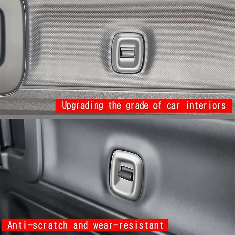Car Center Door Curtain Switch Trim Frame Sticker for SPACIA Custom MK04 2017-2024 Car Accessories S