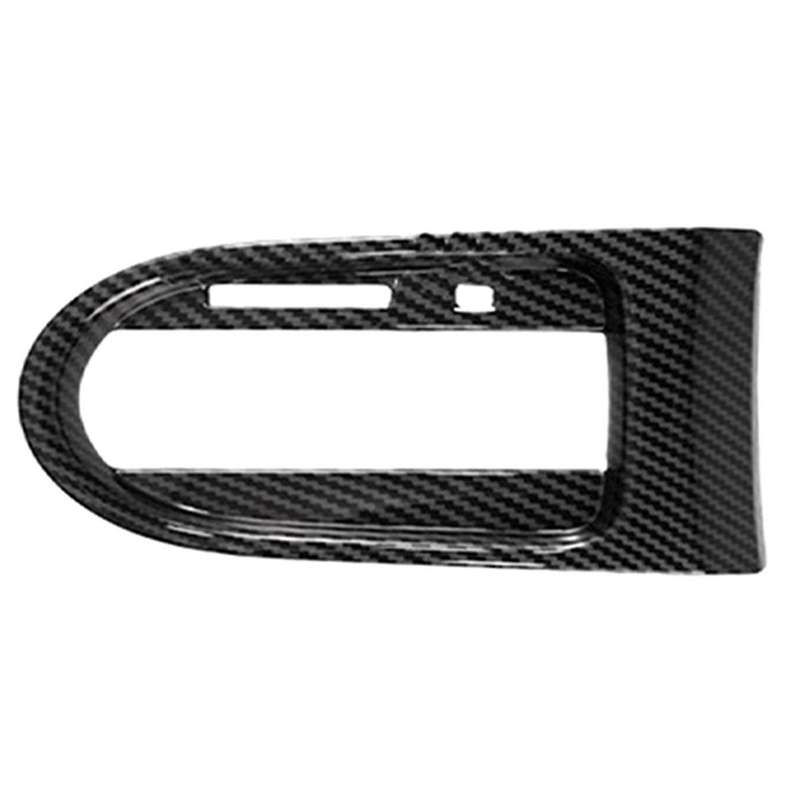 Car Center Gear Frame Gear Panel Decoration Car Carbon Fiber Sequin Decorative Interior Accessories