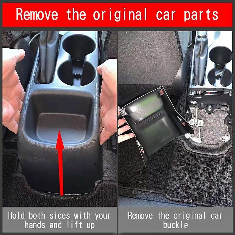 Car Central Armrest Box Free Perforation Modification Accessories Armrest Box Storage for Yaris