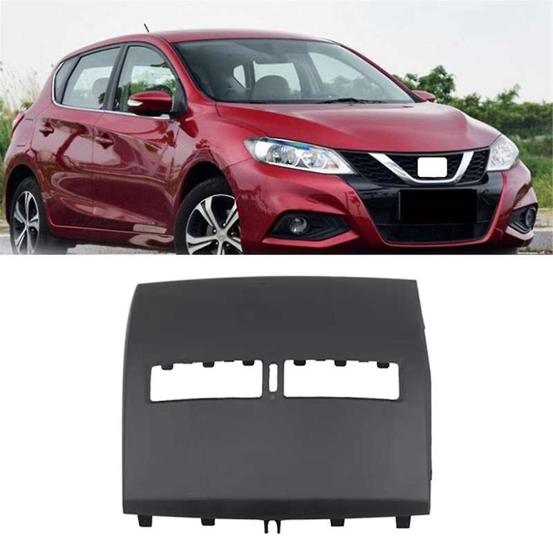 Car Central Air Conditioning Panel Trim Air Conditioning Panel Cover for 2005-2010 Black