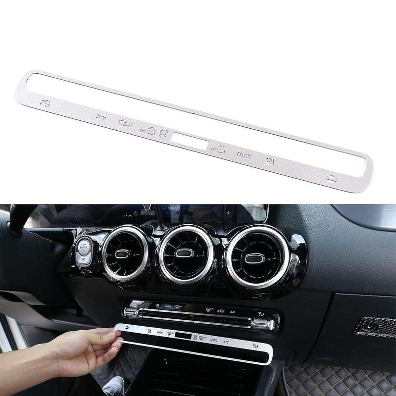 Car Central Air Conditioning Mode Button Trim Cover for CLA GLA Class W177 V177 W247 C118 2020+