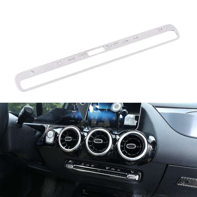 Car Central Air Conditioning Mode Button Trim Cover for CLA GLA Class W177 V177 W247 C118 2020+