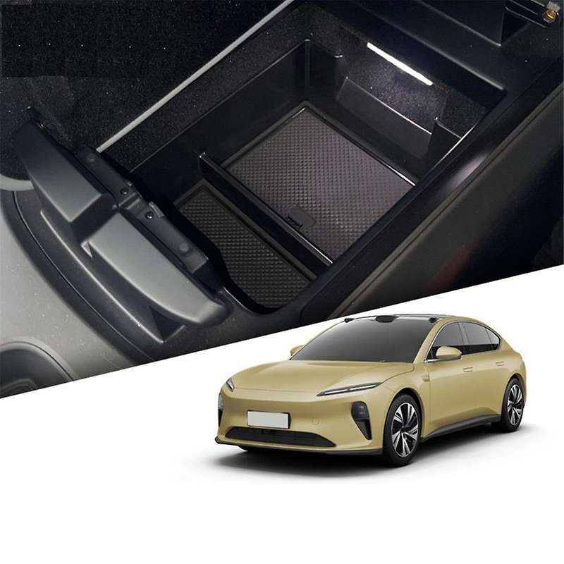 Car Central Armrest Storage Box for NIO ET5 Center Console Tray Organizer Interior Tidying Accessor