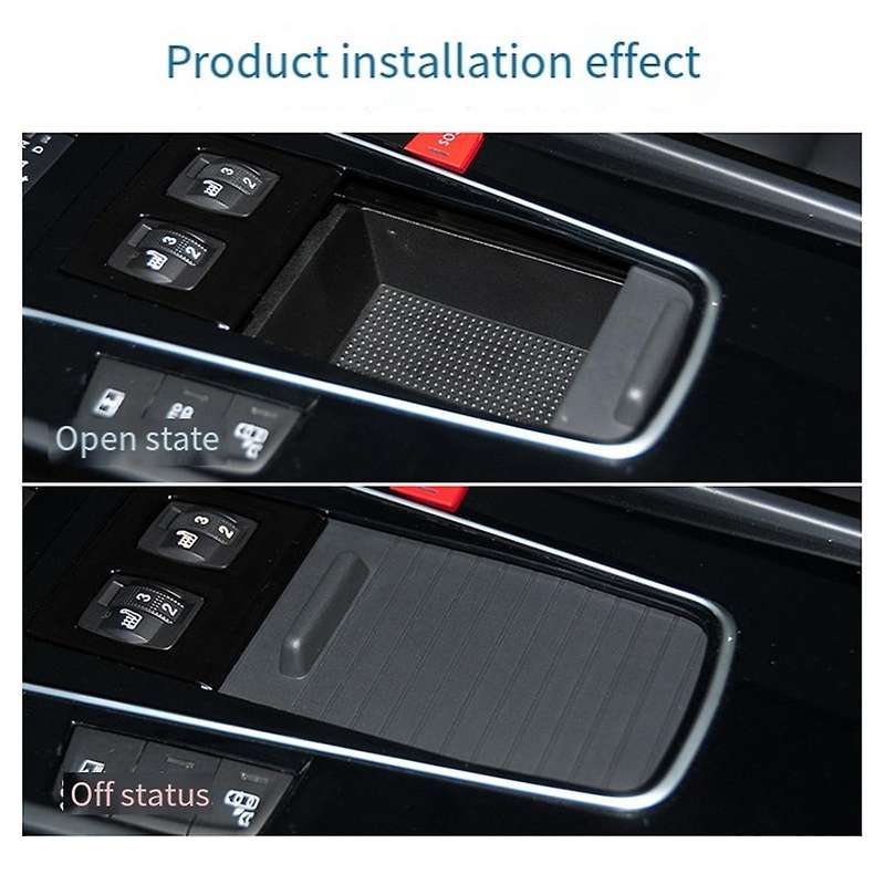 Car Central Armrest Box Water Cup Holder Curtain Roller Shutter Cover for 508 2011-2018 Low Configu