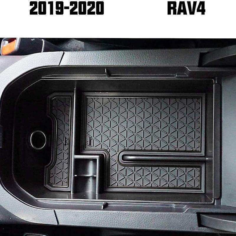 Car Central Armrest Storage Box Compatible Toyota RAV-4 2019-2021