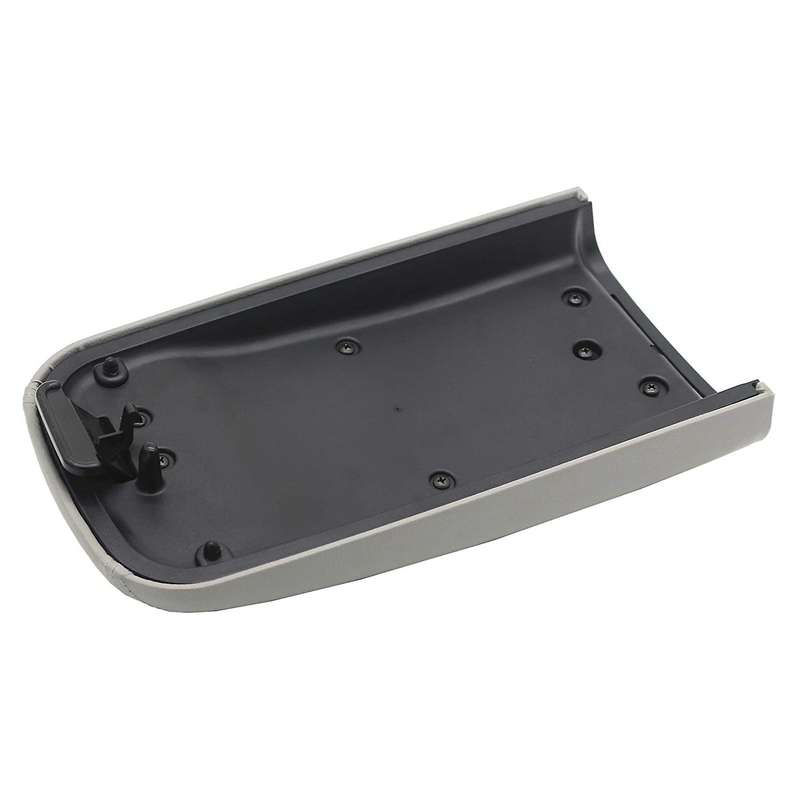 Car Central Armrest Cover Armrest Box Cover for Envoy Trailblazer -Gray