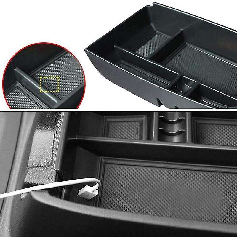 Car Central Armrest Storage Box Secondary Storage Center Console Organizer Compatible for Escape 202