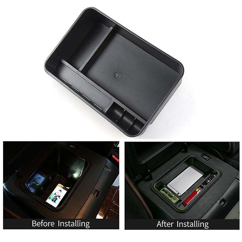 Car Central Armrest Storage Box Tray Organizer for Patrol Y62 2017-2019