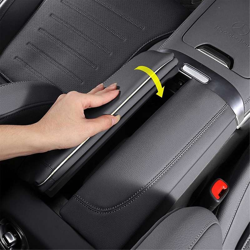 Car Central Console Armrest Box Booster Pad PU Trim Cover for GLC C-Class W206 C200 X253 GLC300 22-