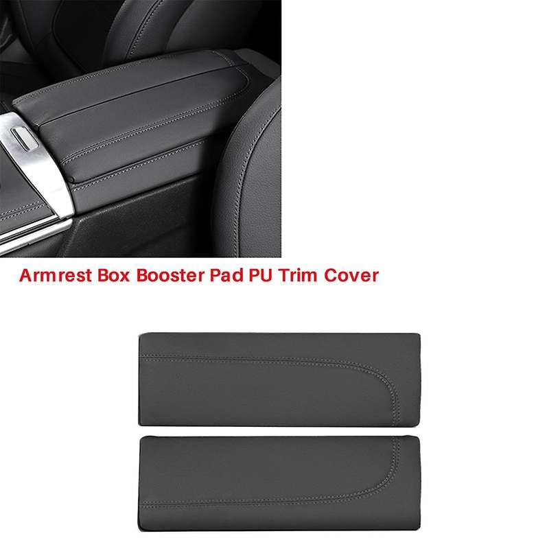 Car Central Console Armrest Box Booster Pad PU Trim Cover for GLC C-Class W206 C200 X253 GLC300 22-