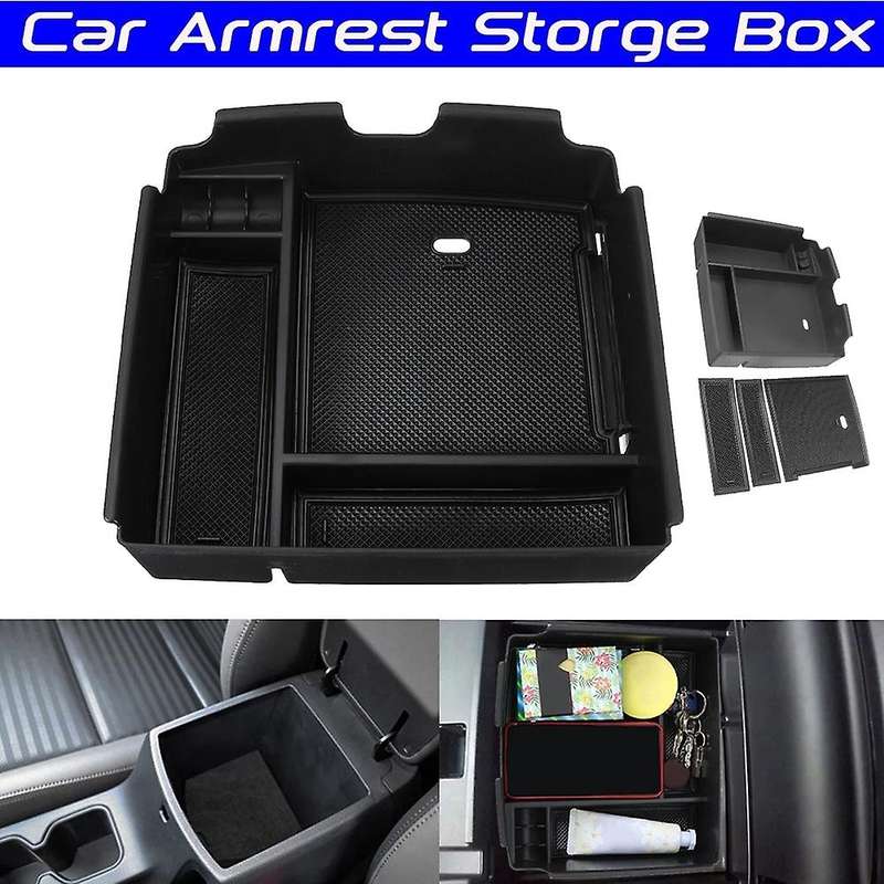 Car Central Console Armrest Storage Box Holder Interior Organizer Glove Tray for Carnival 2021 2022
