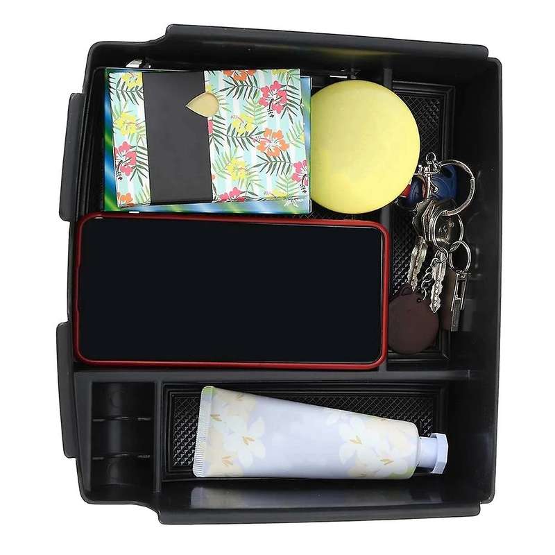 Car Central Console Armrest Storage Box Holder Interior Organizer Glove Tray for Carnival 2021 2022