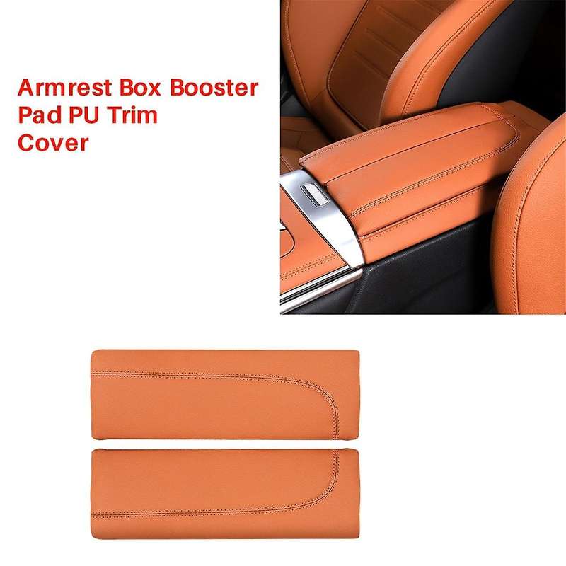 Car Central Console Armrest Box Booster Pad PU Trim Cover for GLC C-Class W206 C200 X253 GLC300 22-2