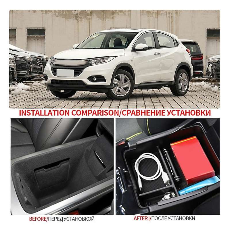 Car Central Console Armrest Storage Box Holder Interior Organizer