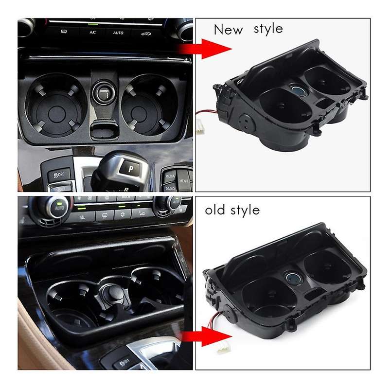 Car Central Console Drink Cup Holder Assembly -Lighter Base for  5 Series F10 F11 F10LCI F11LCI 2014