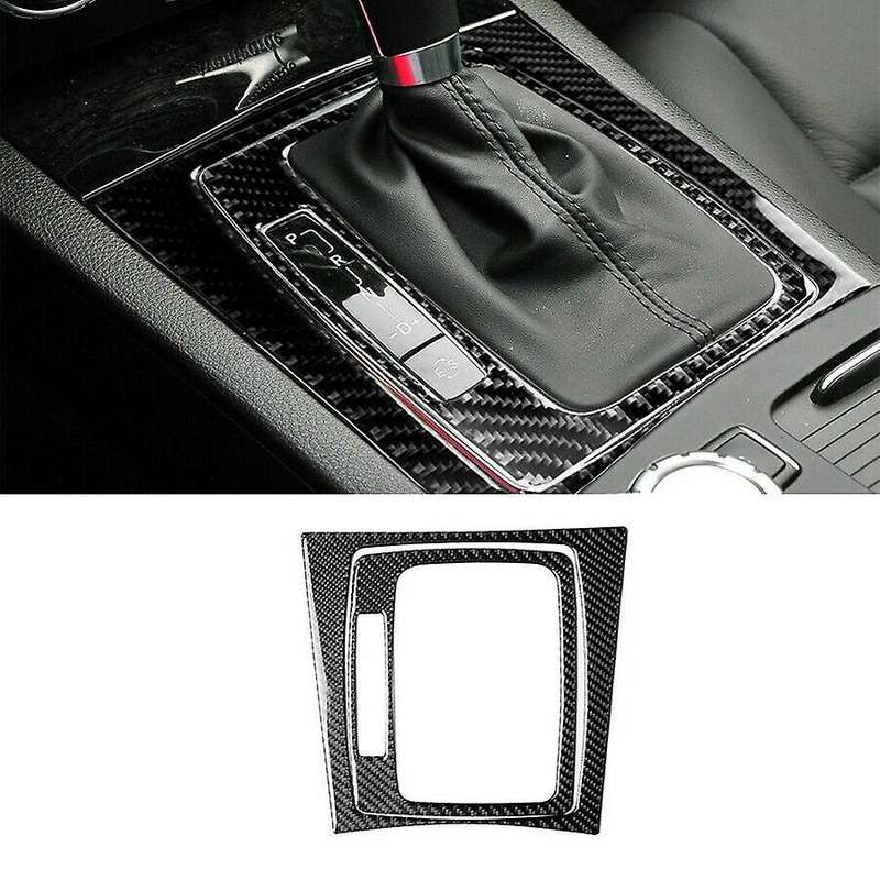 Car Central Console Gear Shift Lever Box Panel Cover Trim Gear Shift Panel for - C Class W204 2007-2