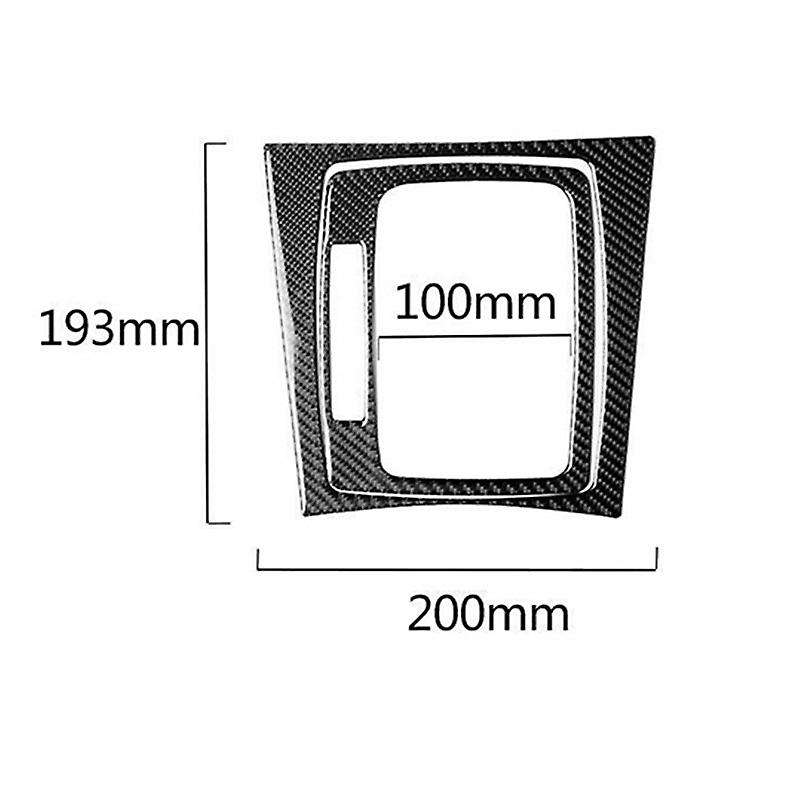 Car Central Console Gear Shift Lever Box Panel Cover Trim Gear Shift Panel for - C Class W204 2007-2
