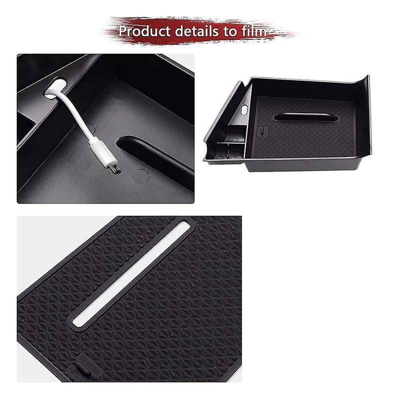 Car Central Console Organizer Armrest Storage Box Pallet Tray Glove Box Sunglasses Holder for 2021 L