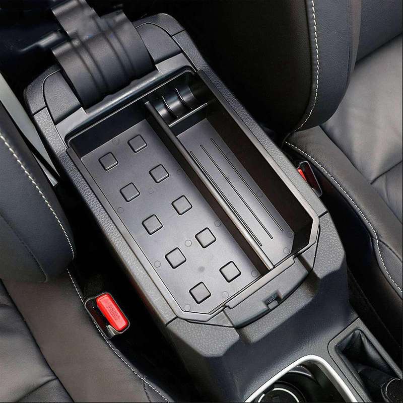 Car Central Console Armrest Storage Box Pallet Organizer Tray Glove Box for 2013 2014 2015 2016 2017
