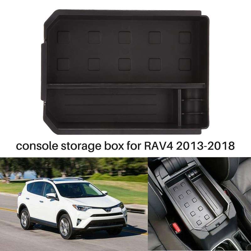 Car Central Console Armrest Storage Box Pallet Organizer Tray Glove Box for 2013 2014 2015 2016 2017