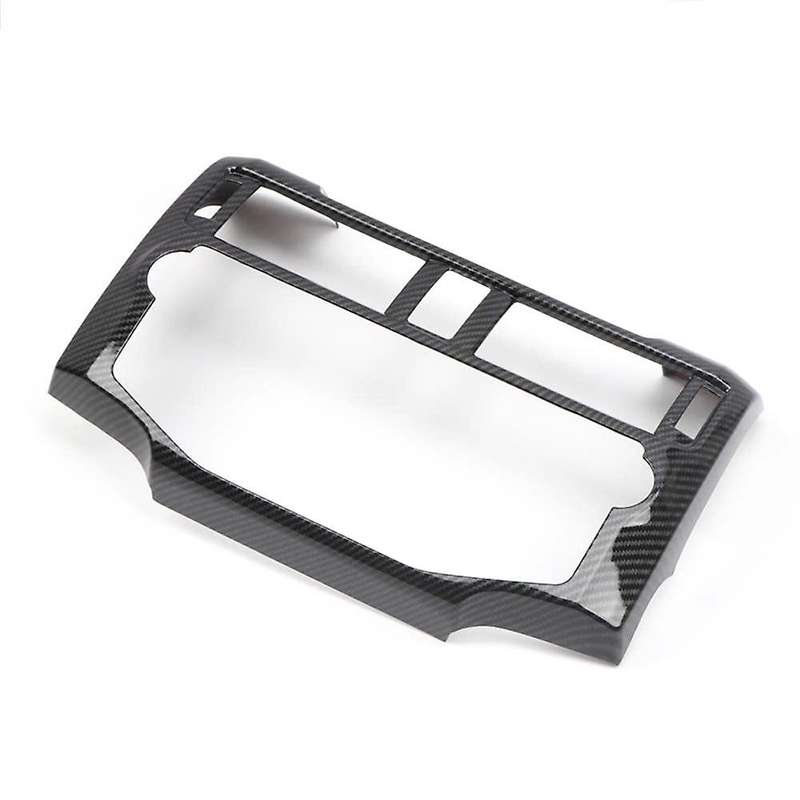 Car Central Console Navigation Frame for 4Runner 2010-2020 Carbon Fiber Navigation Panel Cover Trim