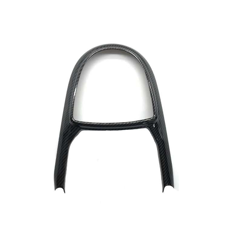 Car Central Console Gear Shift Panel Frame Trim Cover for I10 N 2021 2022 Carbon Fiber Styling Inte