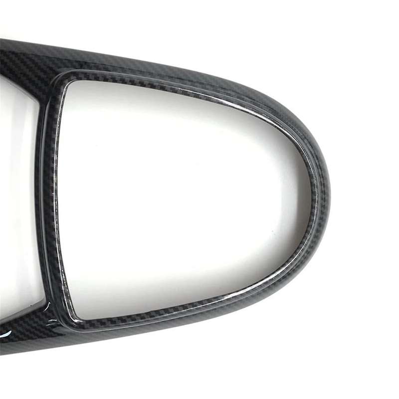 Car Central Console Gear Shift Panel Frame Trim Cover for I10 N 2021 2022 Carbon Fiber Styling Inte