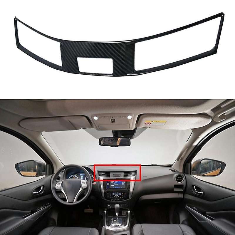 Car Central Control Air Conditioning Outlet Vent Frame Cover Trim Sticker for Np300 2016-2021 B