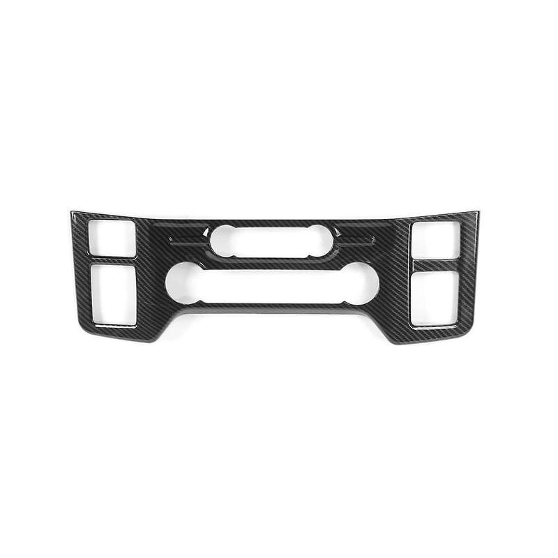 Car Central Control A/c Air Conditioning Panel Cover Trim for F 150 2021-2023 Accessories - Abs Carb