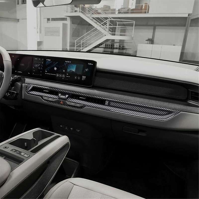Car Central Control Air Outlet Panel Trim Sticker for EV9 2023 2024 A/C Outlet Trim Interior Accesso