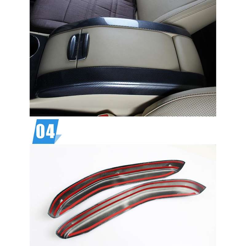 Car Central Control Armrest Box Decorative Strip Armrest Box Protective Cover for 2015 2016 2017 201