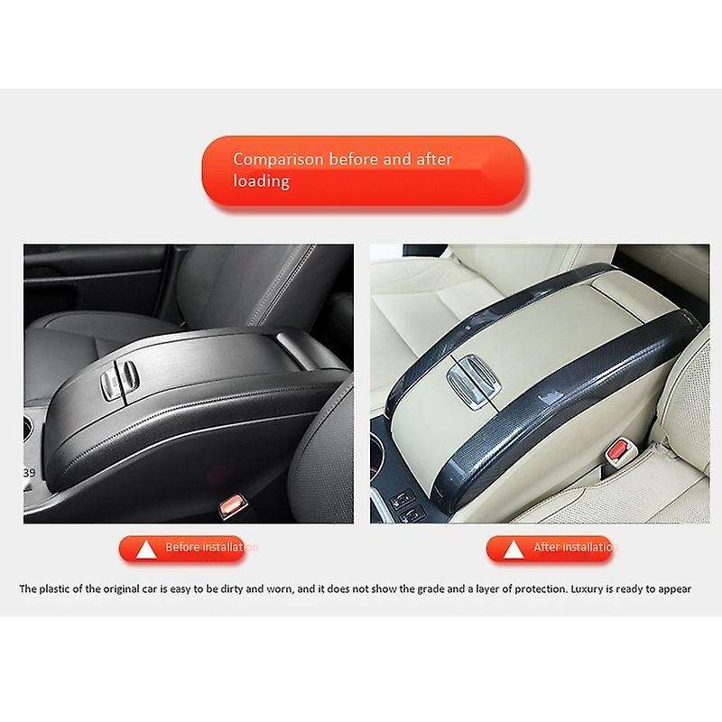 Car Central Control Armrest Box Decorative Strip Armrest Box Protective Cover for 2015 2016 2017 201