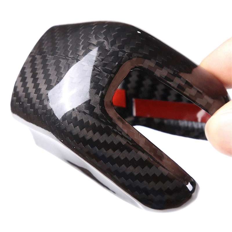 Car Central Control Gear Knob Trim Cover for XC60 XC90 S90 V90 S60 2015-2020 Shift Head Carbon Fiber