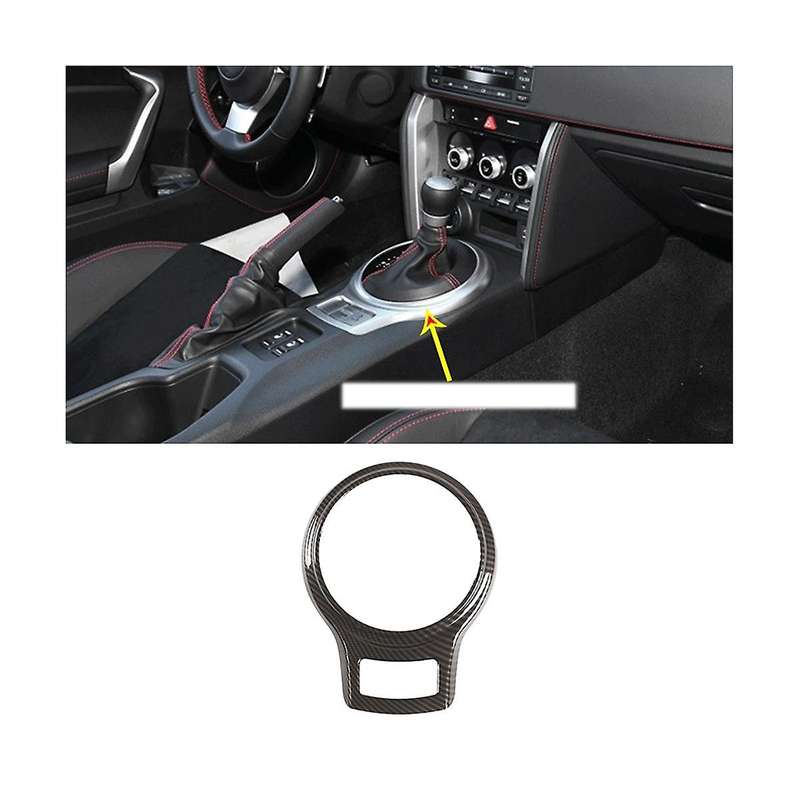 Car Central Control Gear Interior Stickers for 2012-2020 86 Brz Fr-s Carbon Fibre Gearshift
