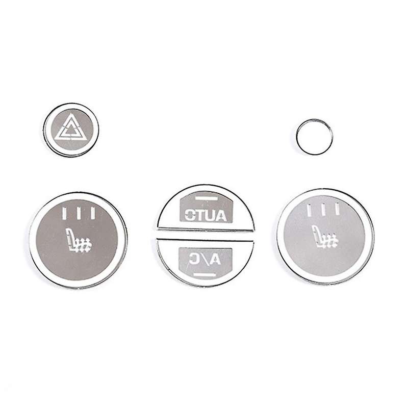 Car Central Control Button Sticker Trim Cover for Evoque 2012-2018