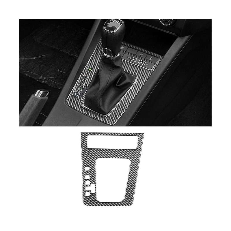 Car Central Control Gear Panel Trim Sticker Decorative Carbon Fiber for A7 2015-2020 Accessories