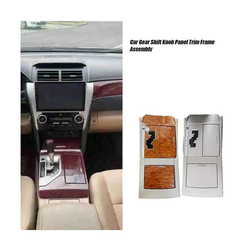 Car Central Control Gear Shift Panel Trim Frame for 2007-2013 Automatic Gearbox Shift Knob Cover,as