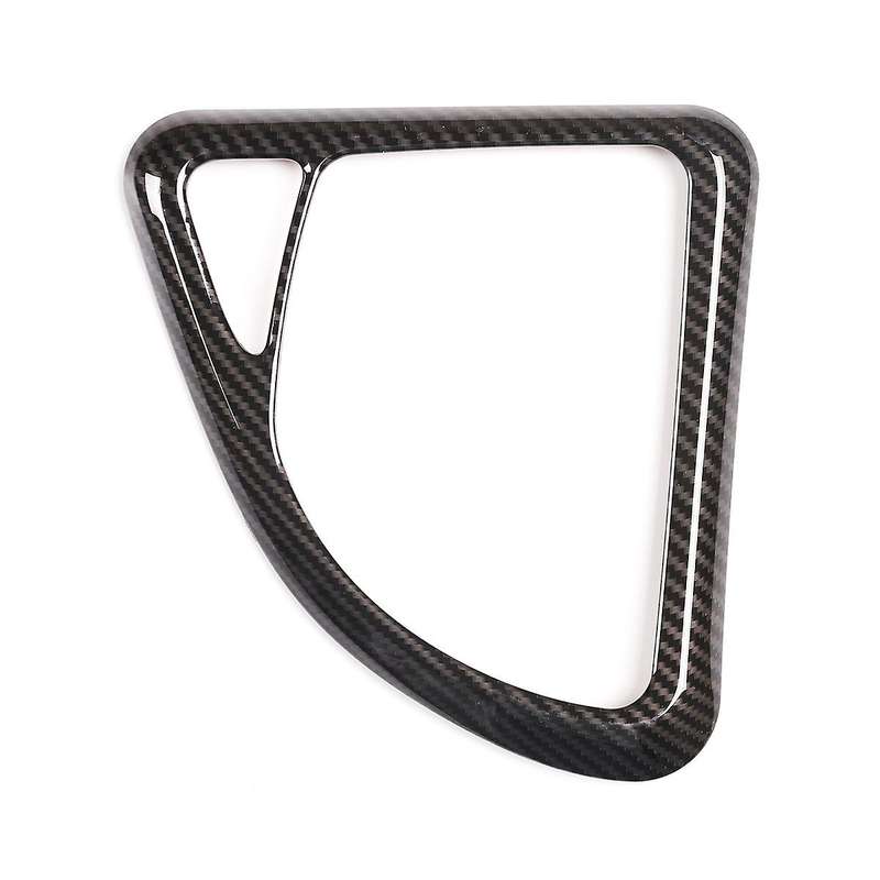 Car Central Control Gear Shift Panel Frame Cover Trim ABS Carbon Fiber for 1 Series E81 E82 E87 2007