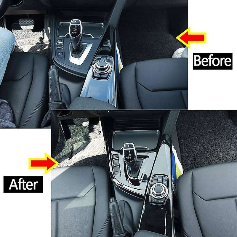 Car Central Control Gear Shift Decorative Panel Sticker ABS Plastic for 3 Series F30 F35 320Li 2013-