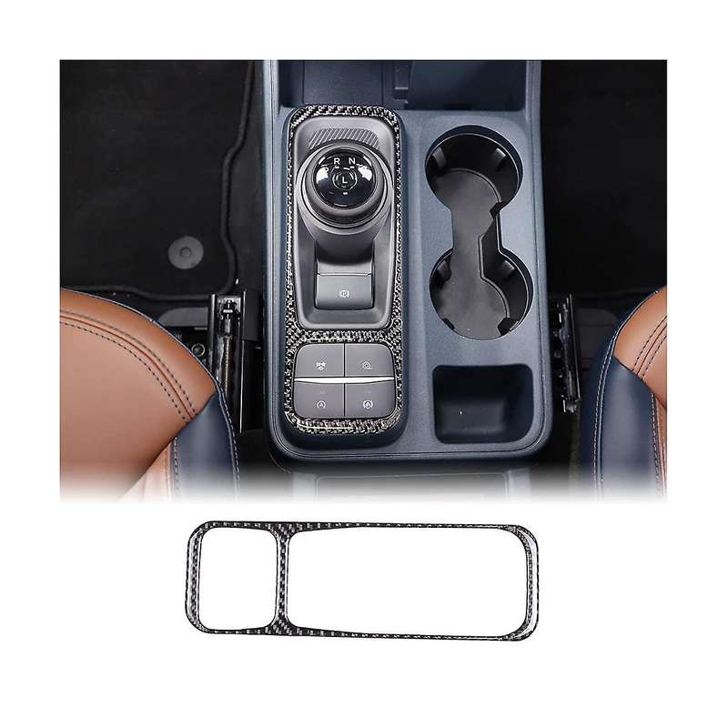 Car Central Control Gear Shift Panel Cover Sticker for 2022 2023 Accessories - Soft Carbon Fiber