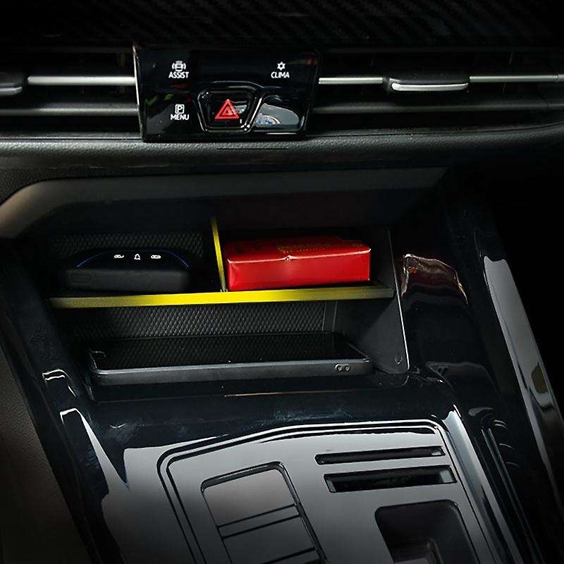 Car Central Control Multifunctional Storage Box Tray Divider Organizer Box for Golf 8 MK8 2020 2021
